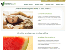 Tablet Screenshot of cantarida.ro